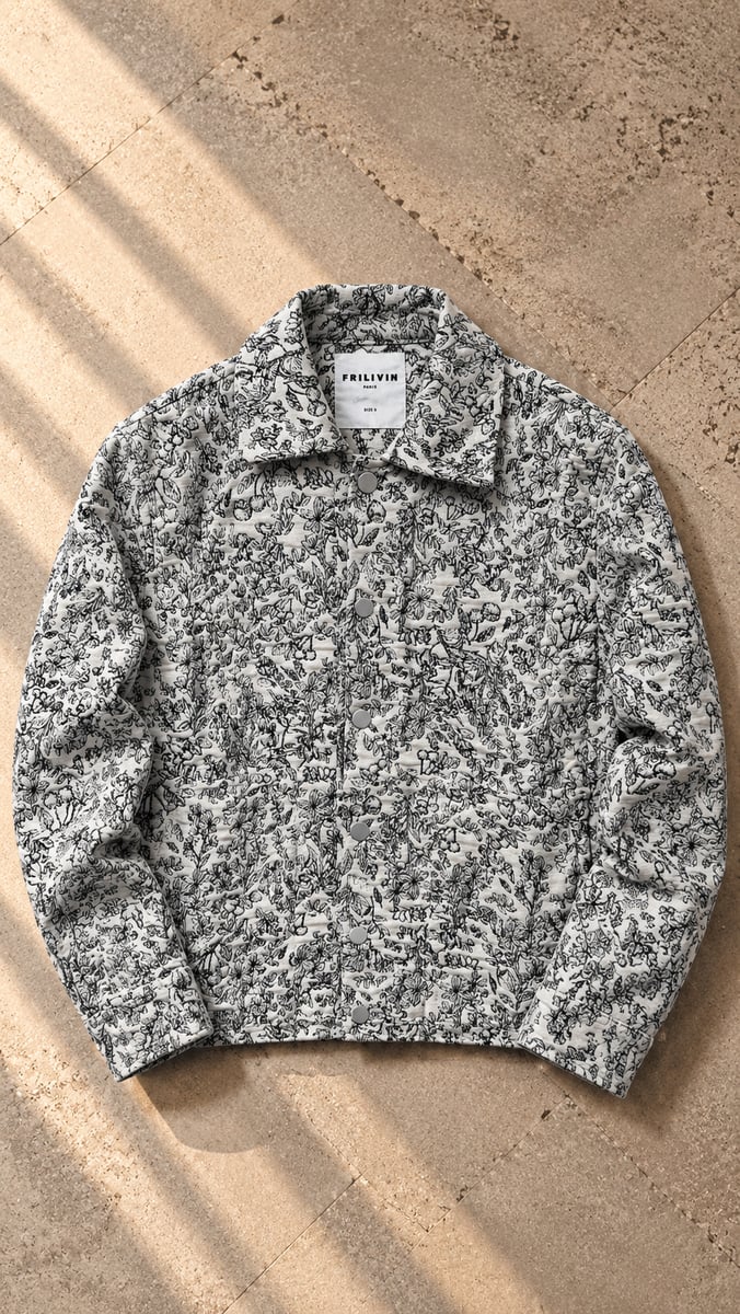 Veste frilivin motif