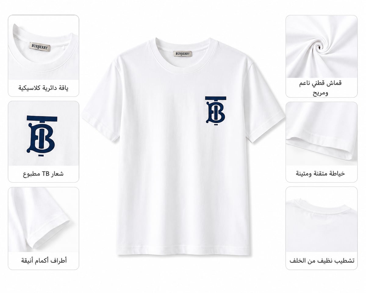 Tshirt burberry logo