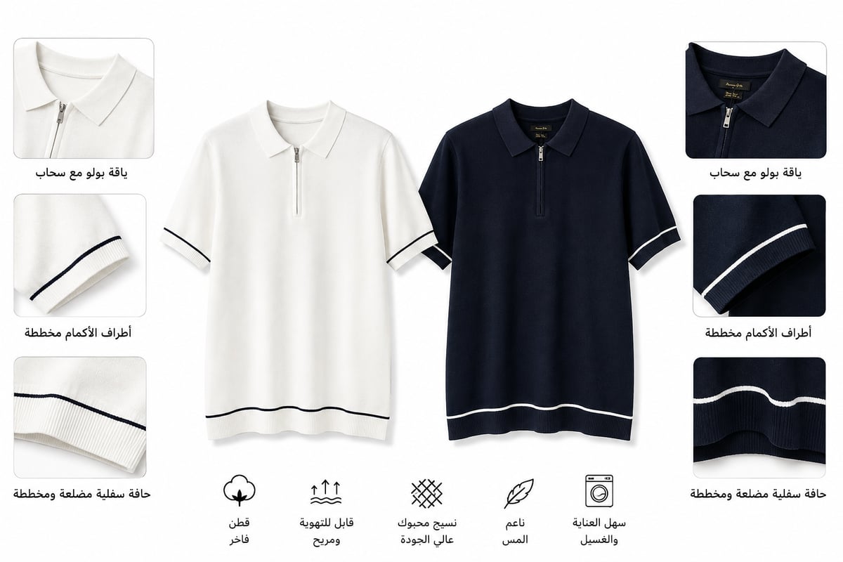 Tshir massimo zip