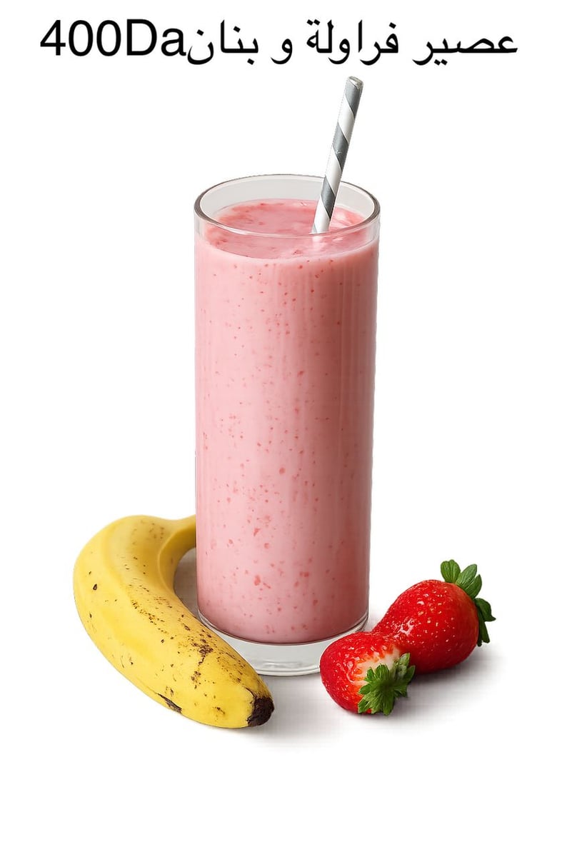 Jus Fraise Banane