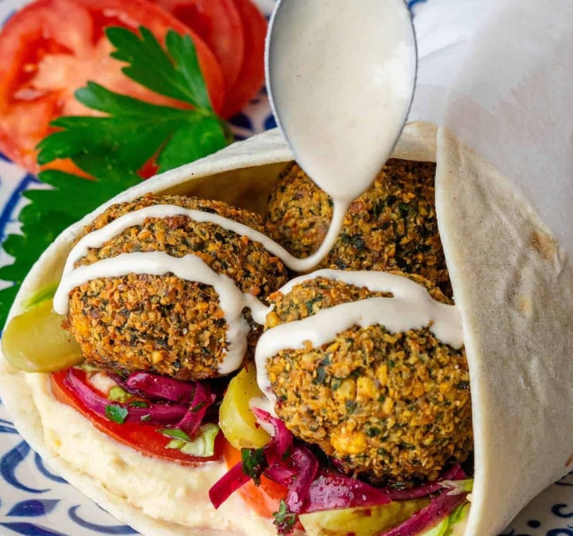 Falafel wrap — فلافل عادي