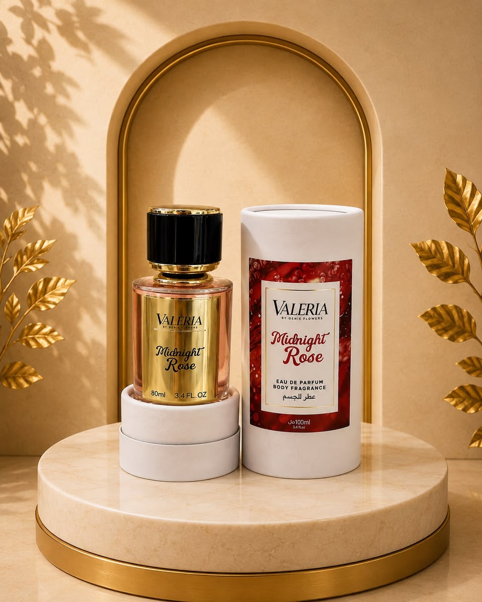 Eau de Parfum Valeria Midnight Rose par Genie Flow