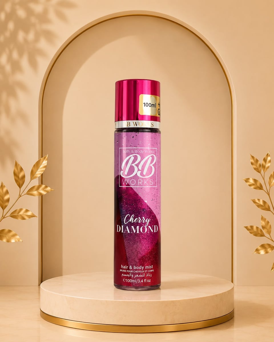 Brume Cheveux et Corps BB WORKS Cherry Diamond