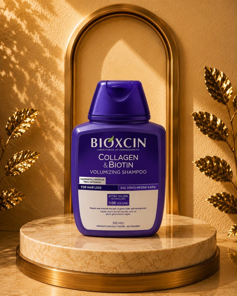 Bioxcin Collagen & Biotin Volumizing Shampoo 300ml