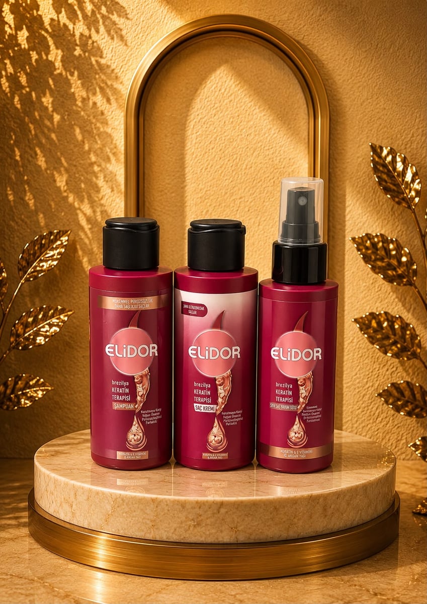 Kit de Soins Capillaires Elidor Thérapie Keratine