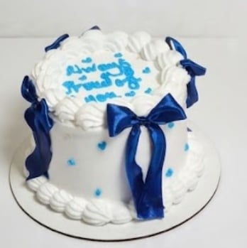 Gâteau Vintage à Rubans